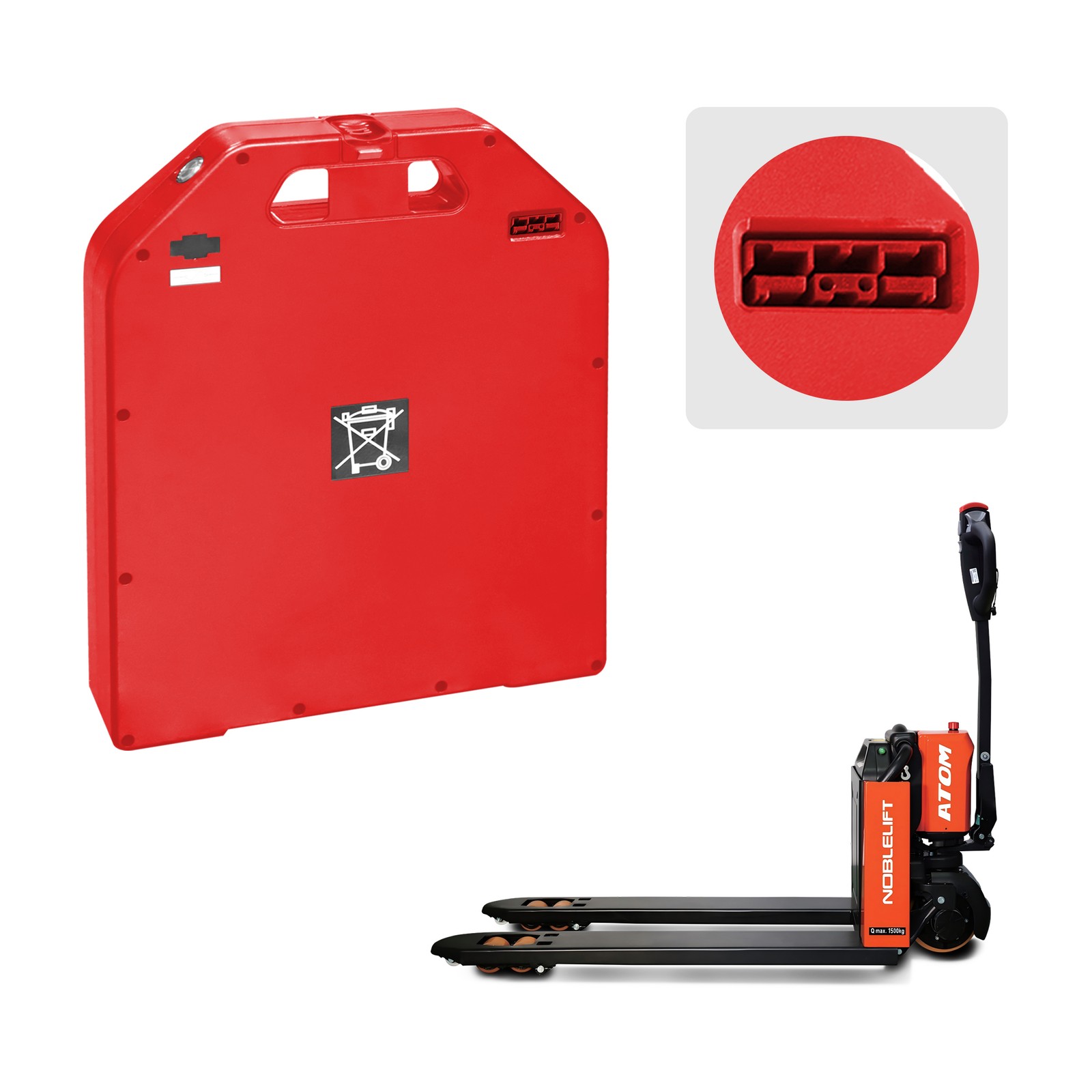 Electric Pallet Jack - Литиевая батарея 24 В, 20 Ач