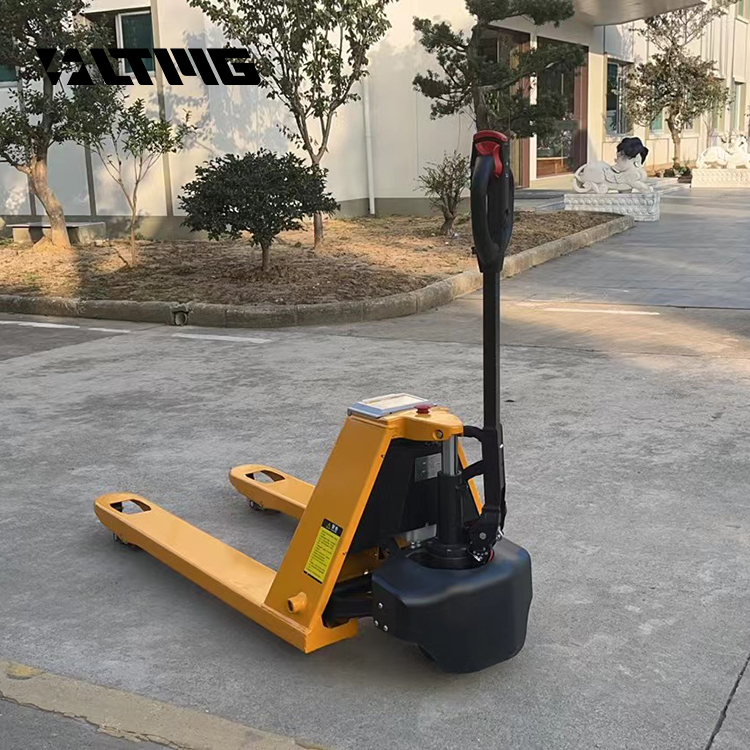 Полуэлектрическая тележка для  – обзор и цена Electric Pallet Jack