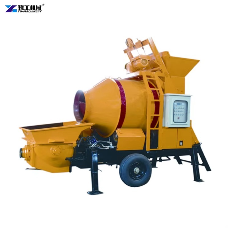 Высокоэффективный бетононасос  – обзор и цена Concrete Mixer Machine