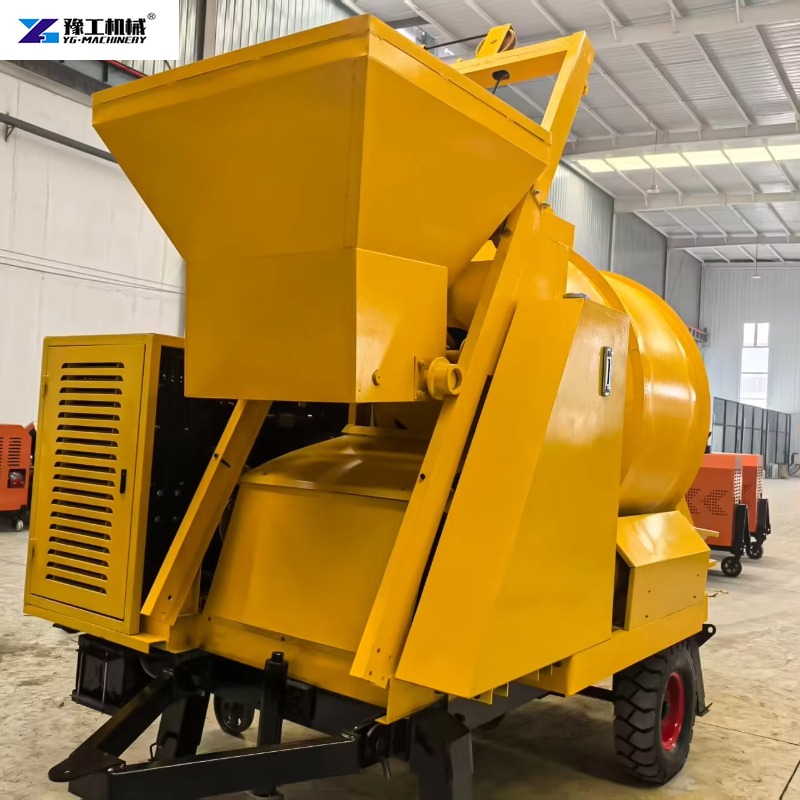 Прицепной бетоносмеситель с на – обзор и цена Concrete Mixer Machine