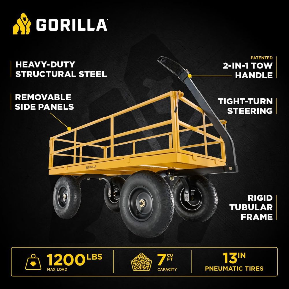 Усиленная садовая тачка-тележк – обзор и цена Heavy Equipment Yard