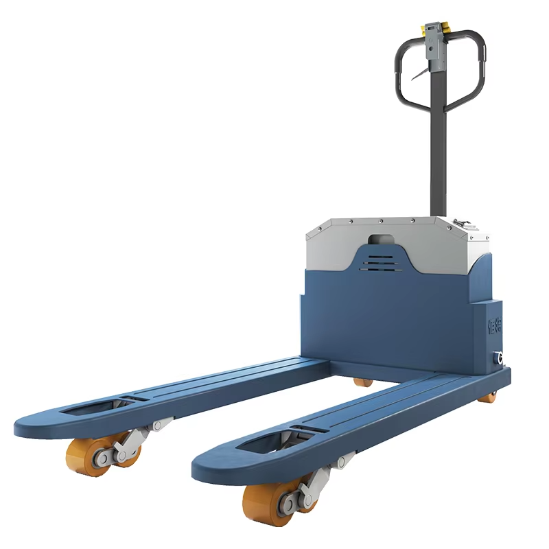 Грузовик 3000 кг 550 мм Электр – обзор и цена Electric Pallet Jack
